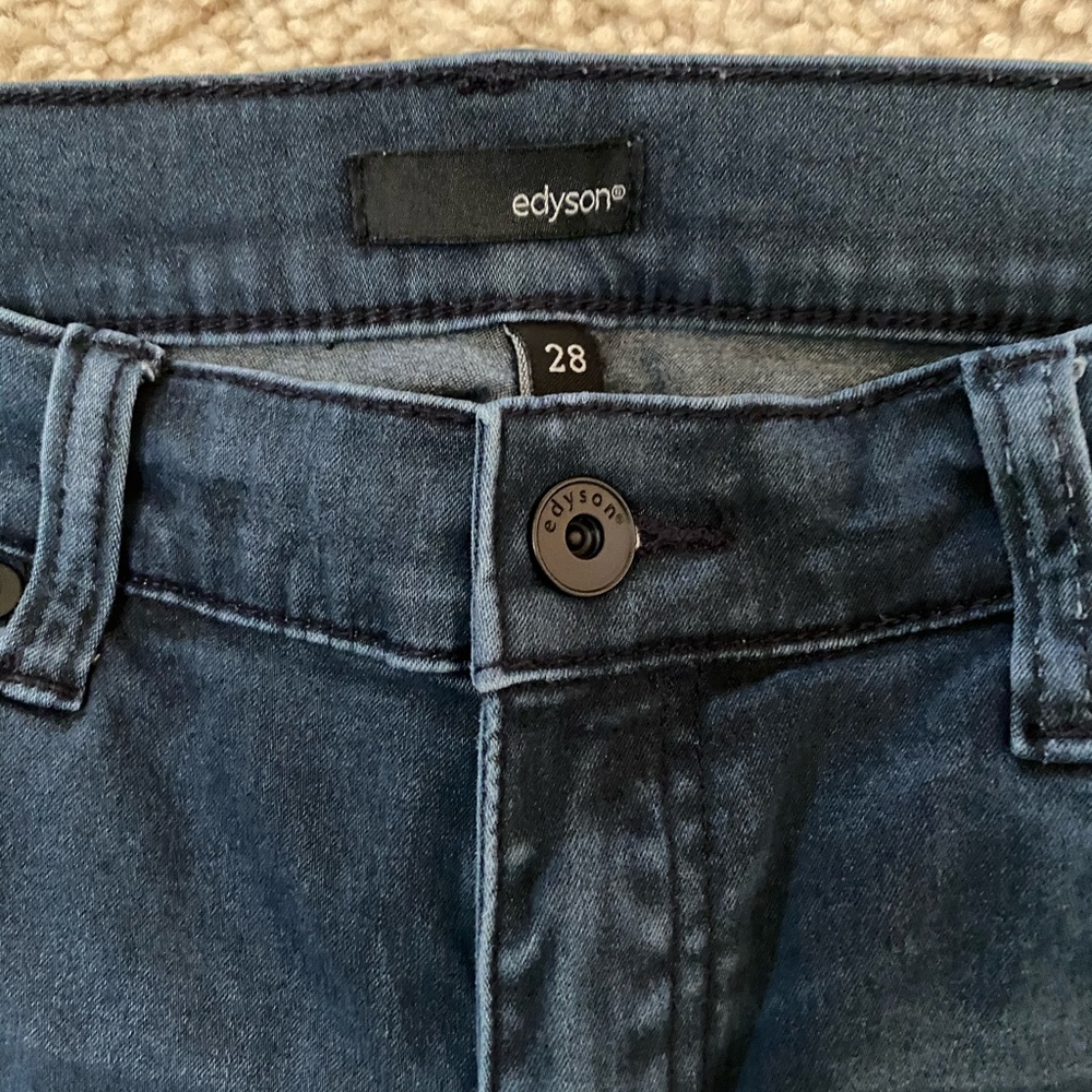 Edyson by Stitch Fix Straight Leg Jeans Dark Sz 28 - Picture 4 of 6